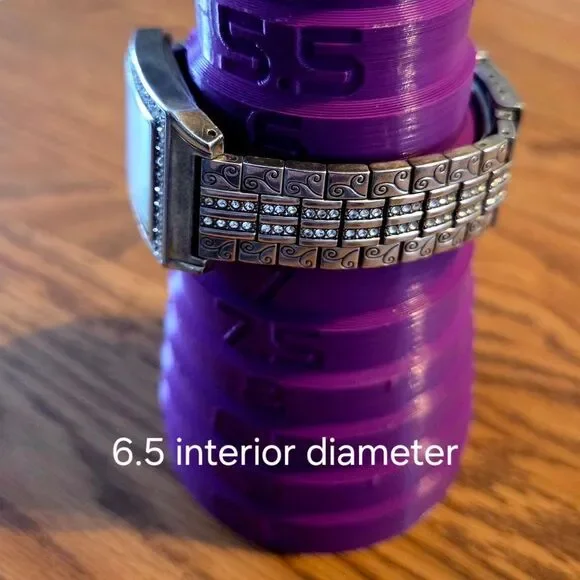 BRIGHTON "Diamond Bar" Silver And Crystal Vintage Watch - Picture 7 of 8